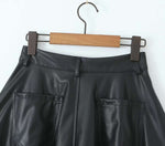 Autumn Winter Women Clothing Leather Short Pantskirt Skirt - Vignette | TRENDMAKERMODE™ 