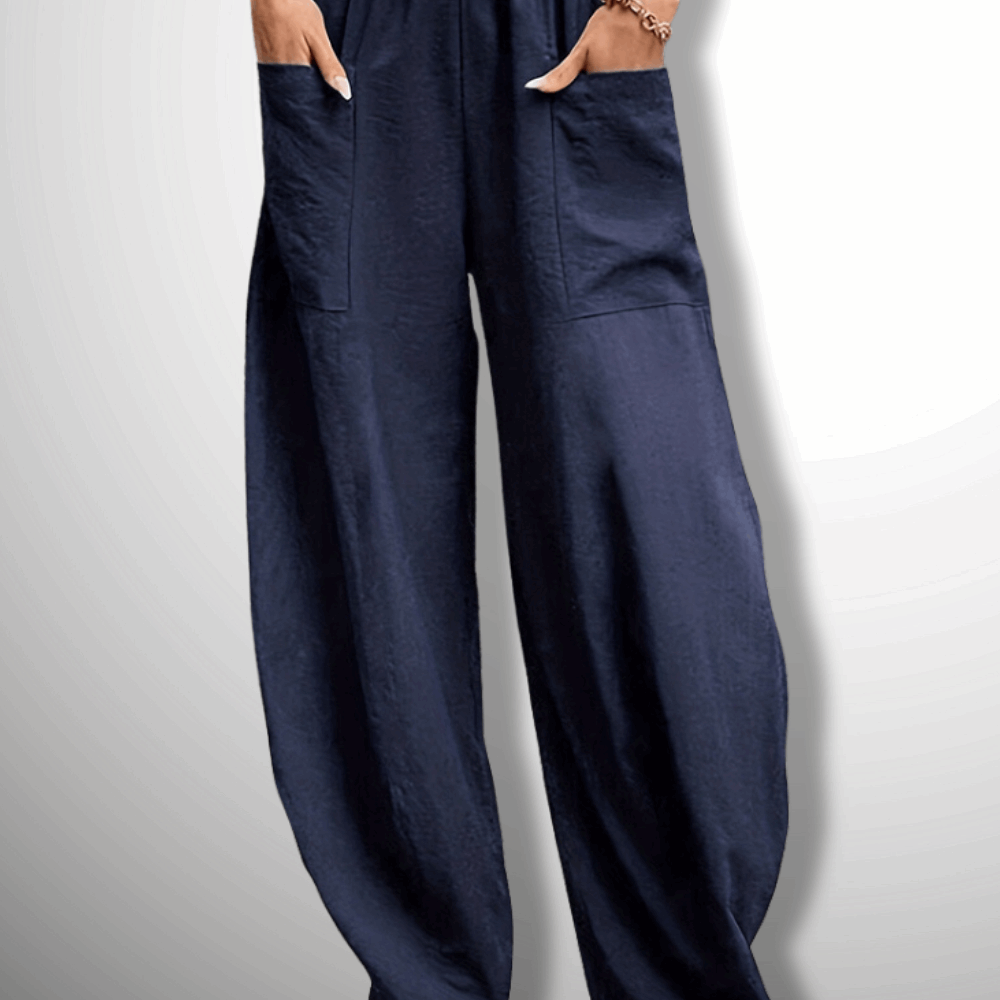 Annebel™ | Modieuze broek met elastische tailleband | Mecom