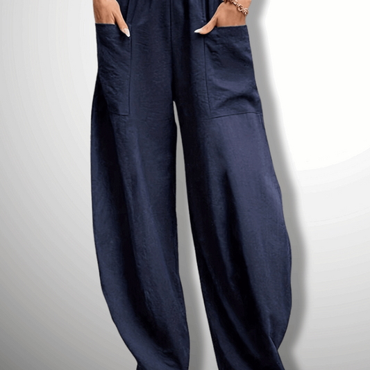 Annebel™ | Modieuze broek met elastische tailleband | Mecom