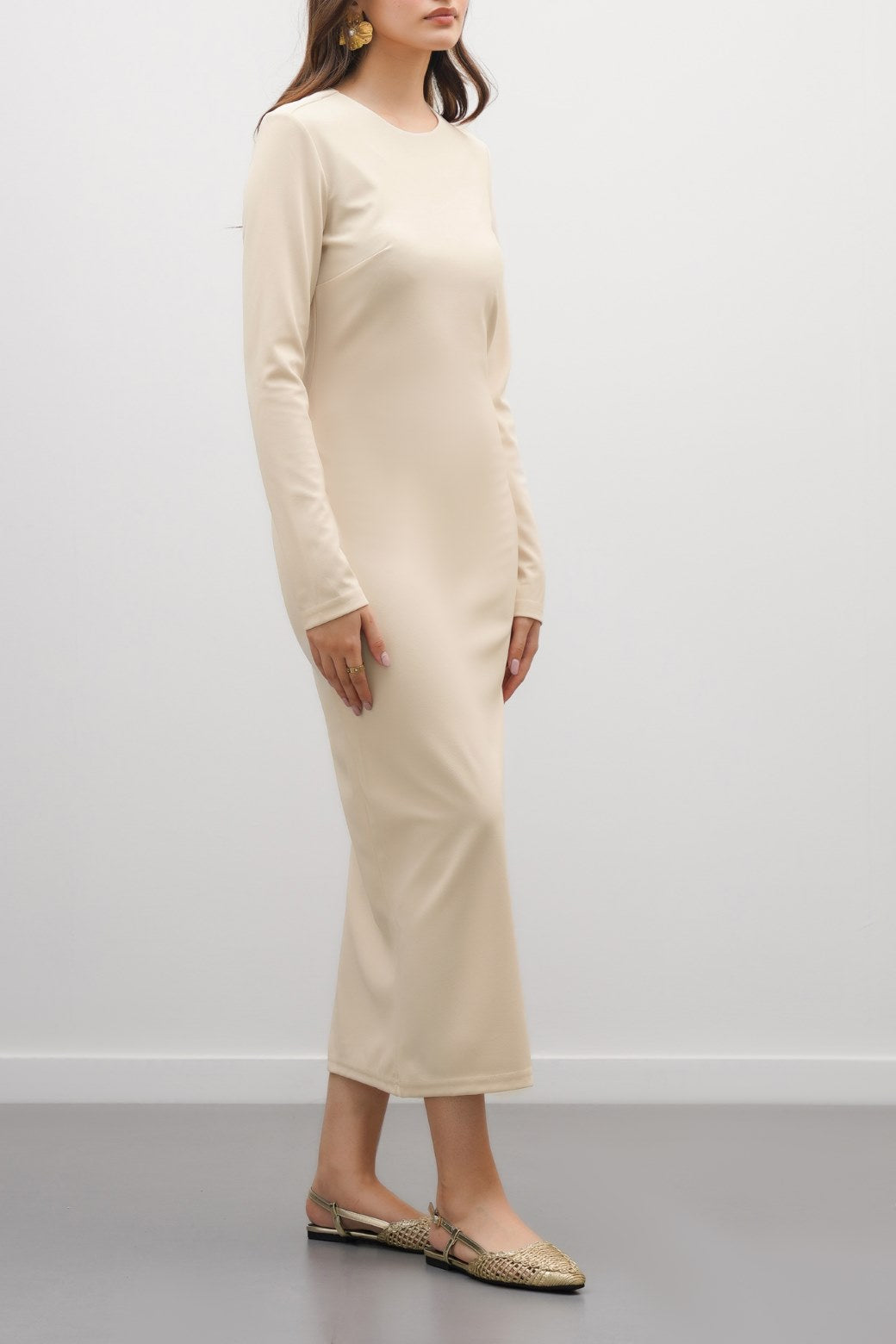 TAILORED SLIMFIT DRESS | DRESSES | collection-woman-dresses, FW-23, pre-fall-woman-24 | LAMA