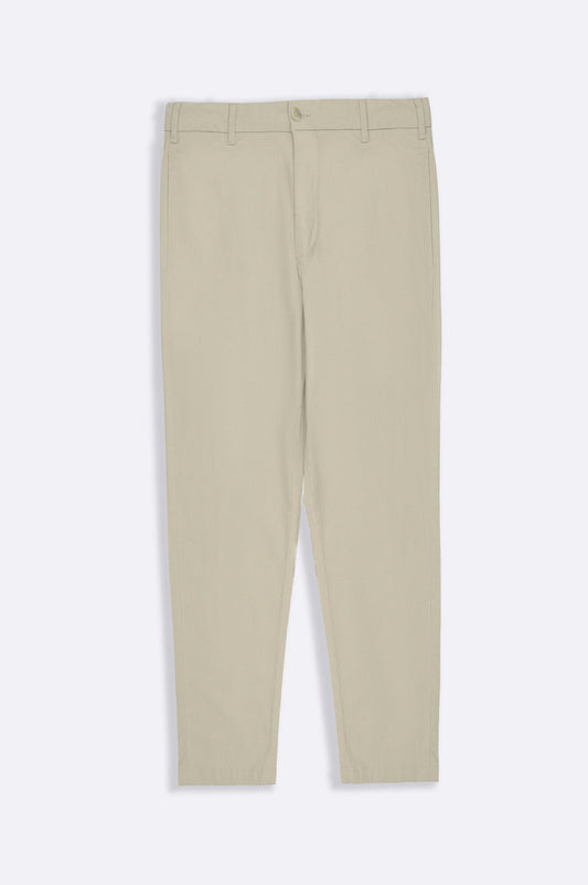 TEXTURED COTTON PANTS