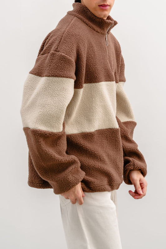 SHEARLING PULL-OVER | FUR & FLEECE | 23-Oct-2024, 298-Codes, collection-fall-winter-24, collection-man-apparel-new-in, collection-man-fall-winter-24, collection-man-hoodies-sweatshirts, FW-24, HOODIES & SWEATSHIRT, MAN | LAMA