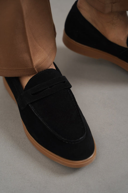 SUEDE LEATHER LOAFERS