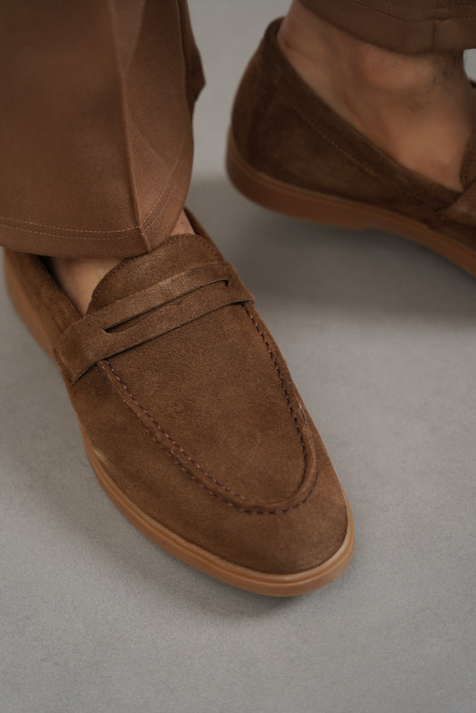 SUEDE LEATHER LOAFERS