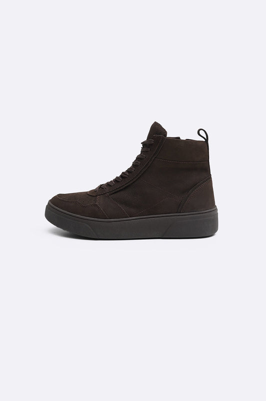 HIGH-TOP LEATHER SNEAKERS | SNEAKERS | collection-fall-winter-24, collection-man-fall-winter-24, collection-man-shoes, collection-man-shoes-new-in, collection-man-sneakers, collection-shoes, collection-shoes-fall-winter-24, MAN | LAMA