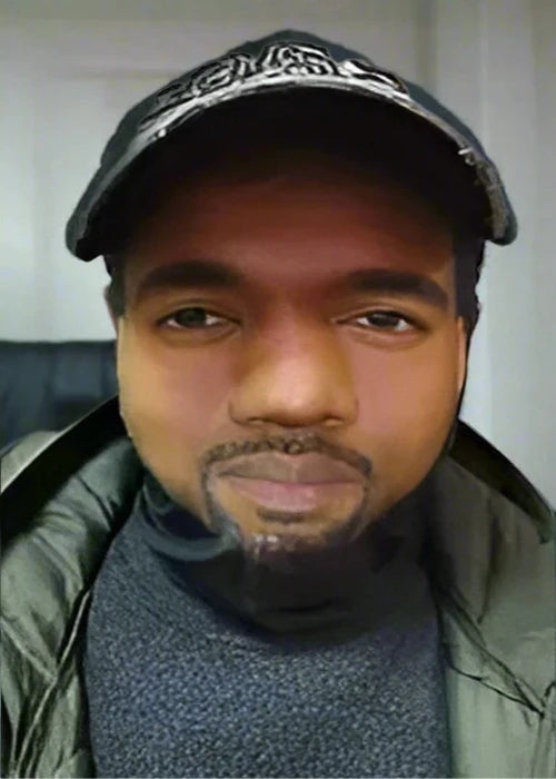 Mask of celebrity stars Kanye west TrendmakerMode 