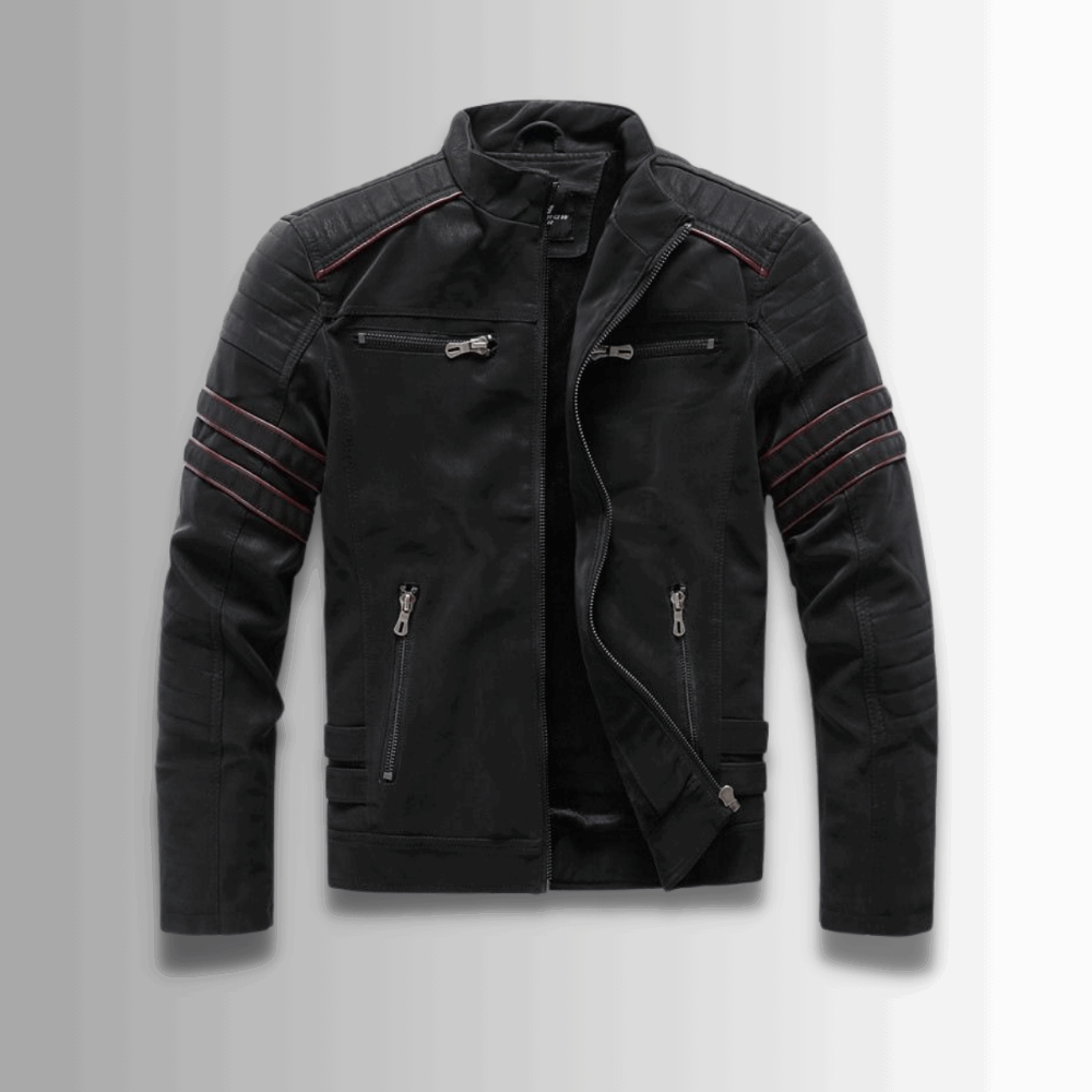 Adam™ | Warm leder bomberjack | Men Leather jacket | Modehaus MEYER