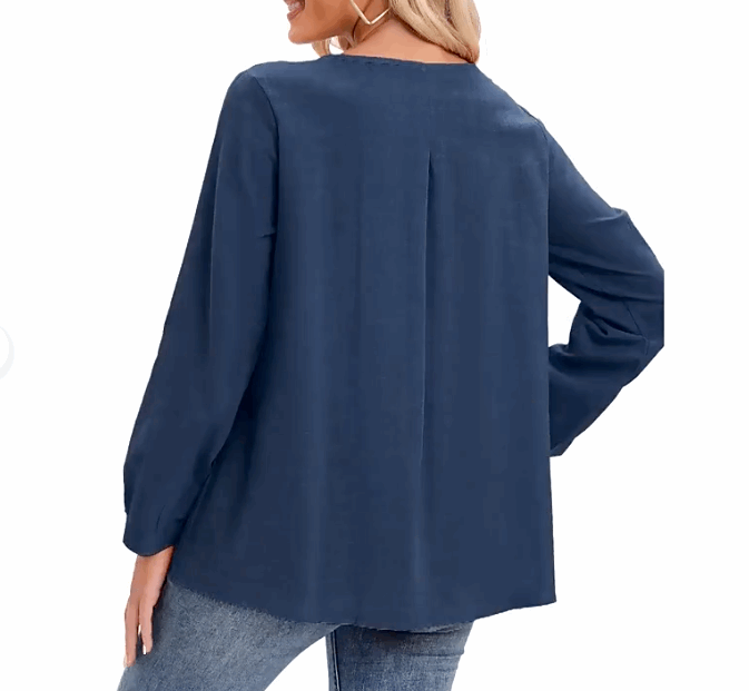 Audrey™ | Comfortabele blouse met lange mouwen