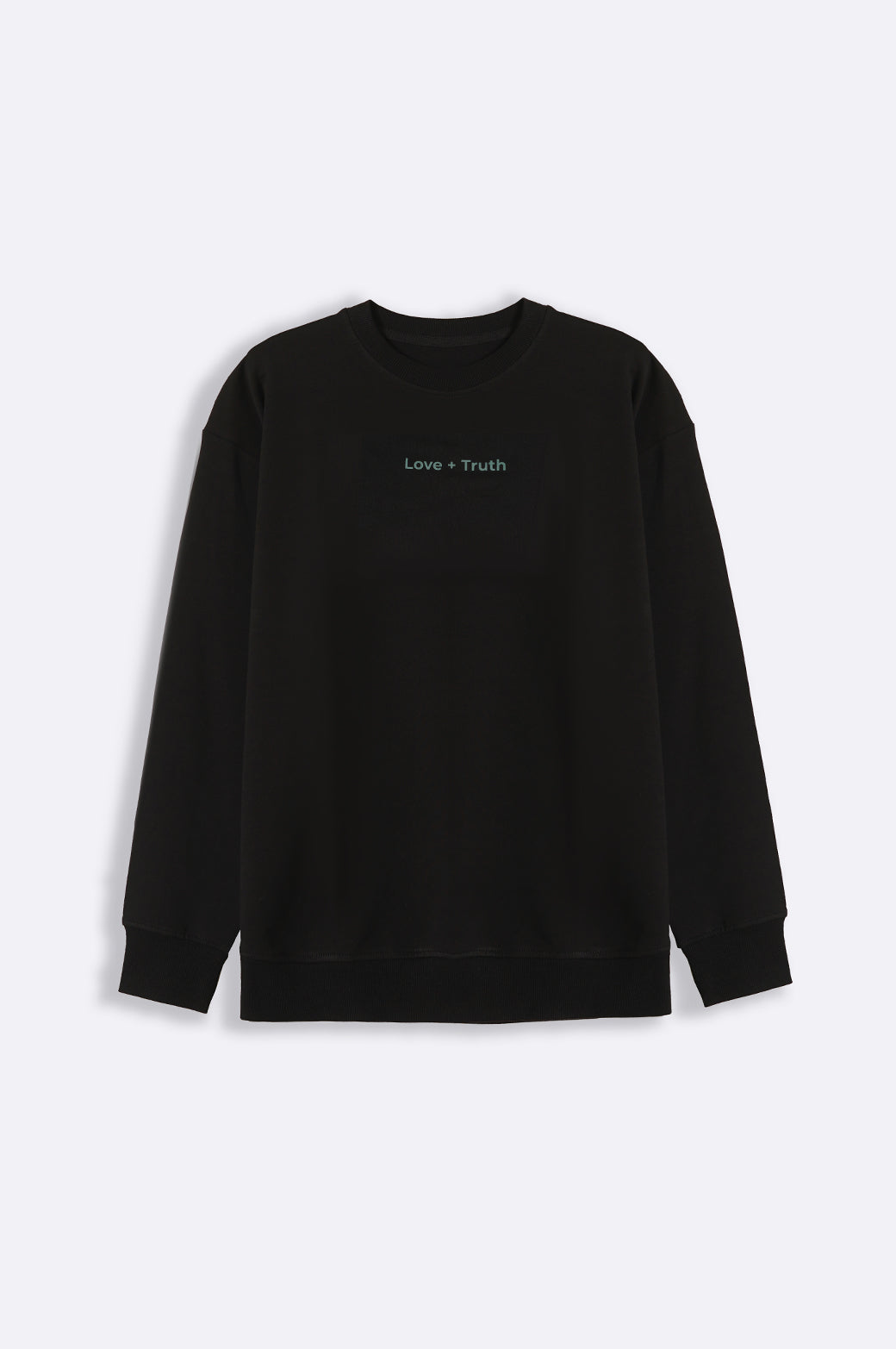 LOVE + TRUTH UNISEX SWEATSHIRT | SWEATSHIRTS | collection-fall-winter-24, collection-man-apparel-new-in, collection-man-fall-winter-24, collection-man-hoodies-sweatshirts, collection-woman-apparel-new-in, collection-woman-fall-winter-24, collection-woman-hoodies-sweatshirts, FW-24, HOODIES & SWEATSHIRT, MAN, UNI, WOMAN | LAMA