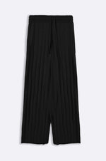 RIB-KNIT STRAIGHT PANTS - Vignette | TRENDMAKERMODE™ 