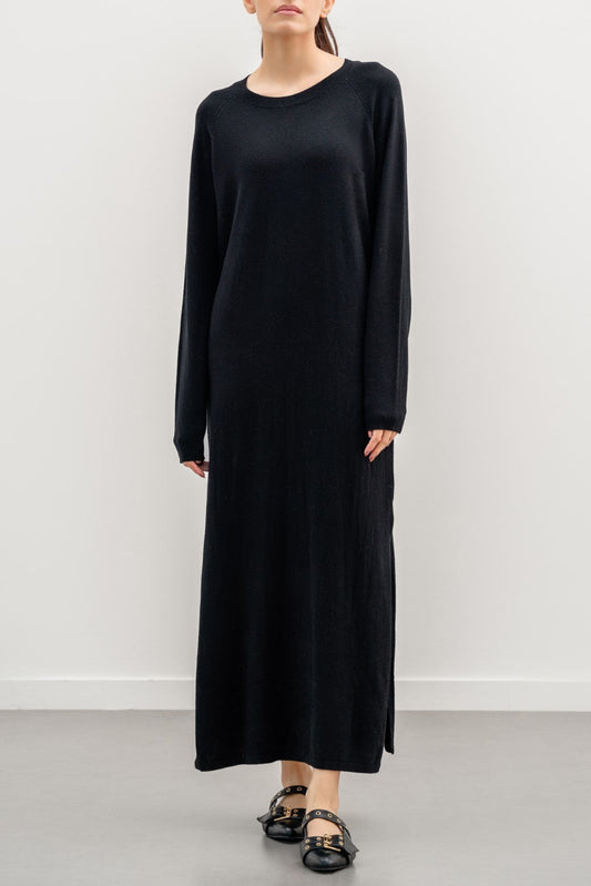 RIBBED LONG DRESS | DRESSES | 23-Oct-2024, 298-Codes, collection-fall-winter-24, collection-woman-apparel-new-in, collection-woman-dresses, collection-woman-fall-winter-24, FW-24, WOMAN | LAMA