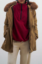 HOODED PUFFER JACKET - Vignette | TRENDMAKERMODE™ 