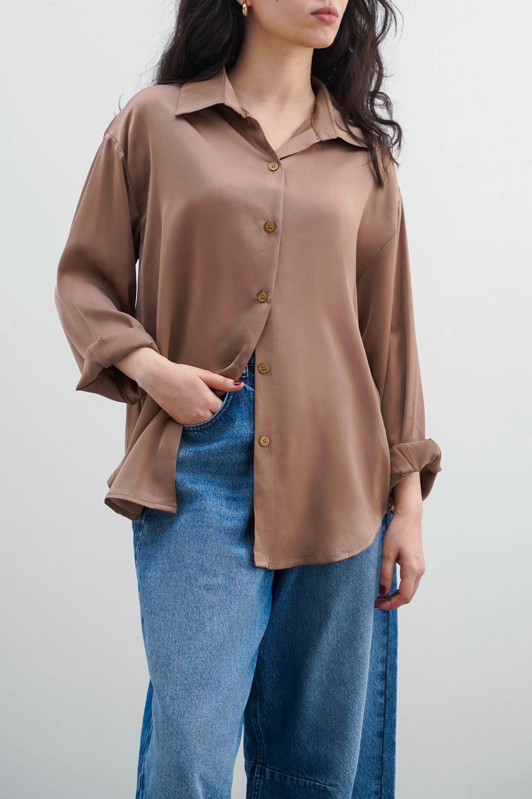 SILK SHIRT | BUTTON DOWN SHIRT | 23-Oct-2024, 298-Codes, collection-fall-winter-24, collection-woman-apparel-new-in, collection-woman-button-down-shirts, collection-woman-fall-winter-24, collection-woman-tops-blouses, FW-24, WOMAN | LAMA