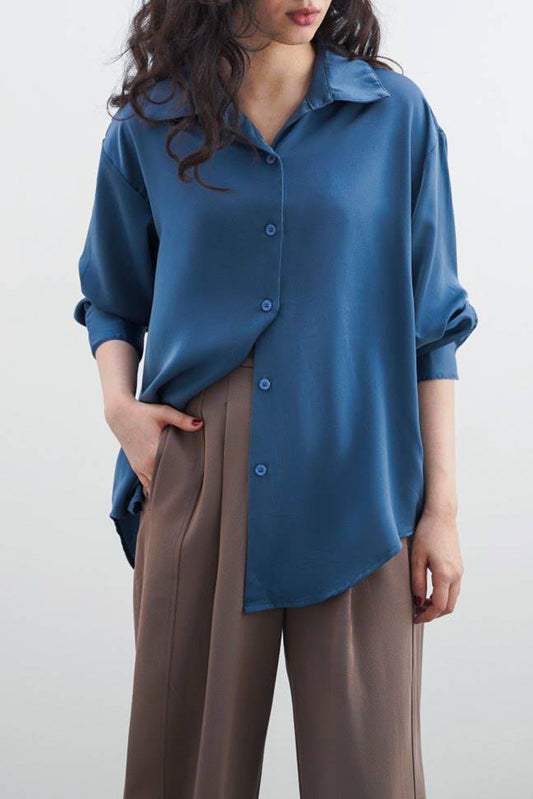 SILK SHIRT | BUTTON DOWN SHIRT | 23-Oct-2024, 298-Codes, collection-fall-winter-24, collection-woman-apparel-new-in, collection-woman-button-down-shirts, collection-woman-fall-winter-24, collection-woman-tops-blouses, FW-24, WOMAN | LAMA