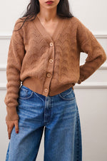 SOFT-KNIT CARDIGAN - Vignette | TRENDMAKERMODE™ 