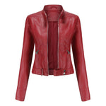 Adia™ | Elegante Lederjacke - Vignette | TRENDMAKERMODE™ 