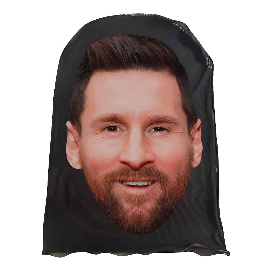 The mask Lionel Messi