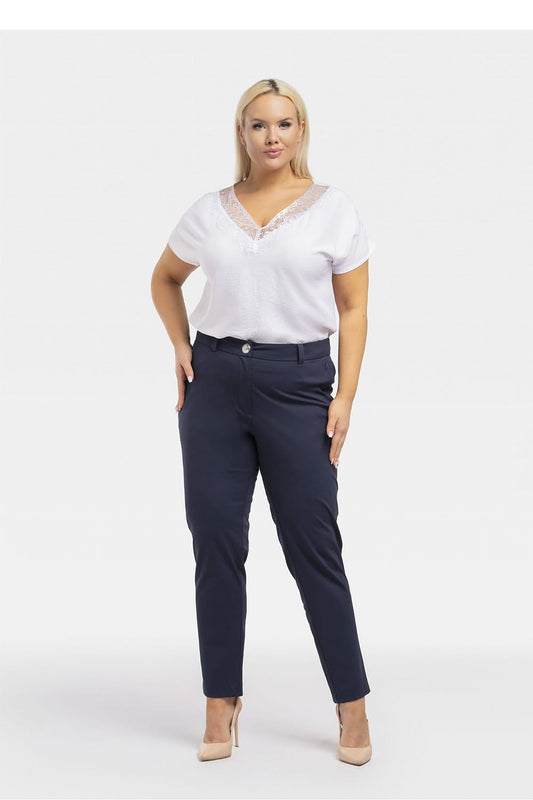 Pantalon taille plus model 195034 Karko