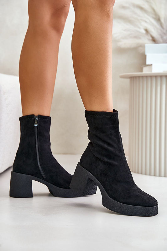 Bottes à talons model 201528 Step in style | Matterhorn_Category_/FEMME/Chaussures Femme/Bottes et boots, Matterhorn_Color_noir, Matterhorn_ProductId_201528, Matterhorn_Type_~Botki na obcasie, Matterhorn_Vendor_Step in style | Step in style