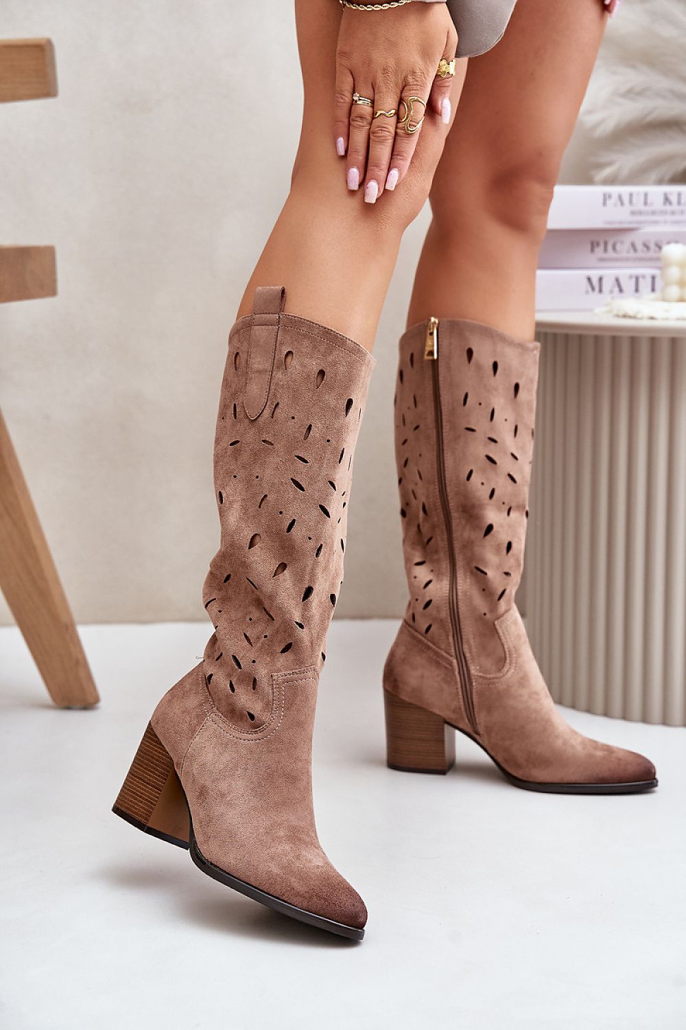 Bottes à talons model 202108 Step in style | Cuissardes, Matterhorn_Category_/FEMME/Chaussures Femme/Bottes, Matterhorn_Color_beige, Matterhorn_ProductId_202108, Matterhorn_Type_Bottes à talons, Matterhorn_Vendor_Step in style | Step in style