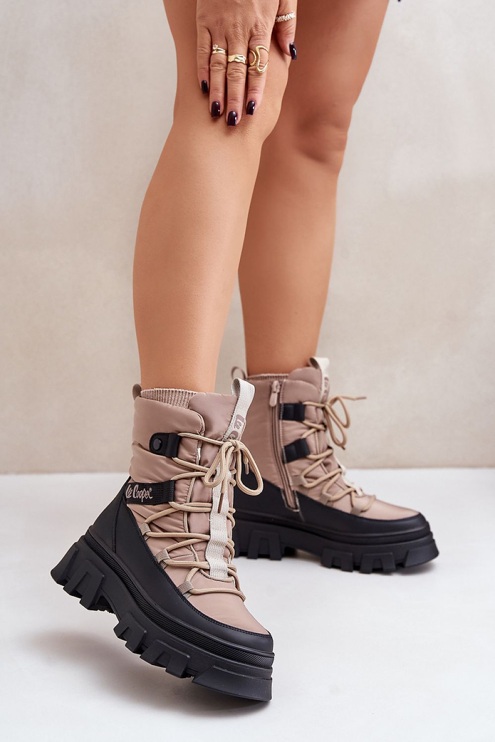 bottes de neige model 202630 Step in style | Matterhorn_Category_/FEMME/Chaussures Femme/Bottes et boots, Matterhorn_Color_beige, Matterhorn_ProductId_202630, Matterhorn_Type_~Śniegowce, Matterhorn_Vendor_Step in style | Step in style