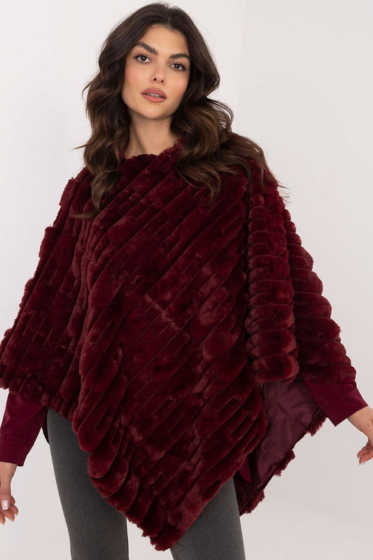 Poncho model 203664 AT | Matterhorn_Category_/FEMME/V?tements Femme/Pulls femme/Cardigans Femme, Matterhorn_Color_rouge, Matterhorn_ProductId_203664, Matterhorn_Type_~Ponczo, Matterhorn_Vendor_AT, Ponchos | AT