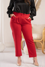 Pantalon taille plus model 180467 Karko - Vignette | TRENDMAKERMODE™ 