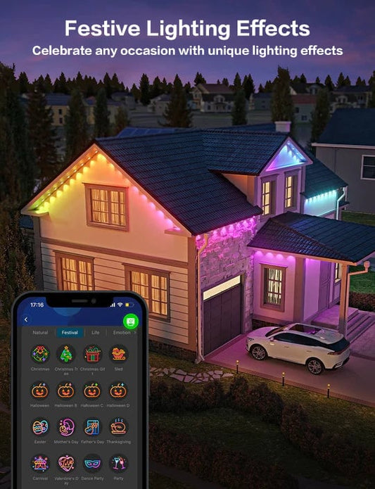 🎃Wi-Fi Bluetooth Smart Led kültéri használatra🔥