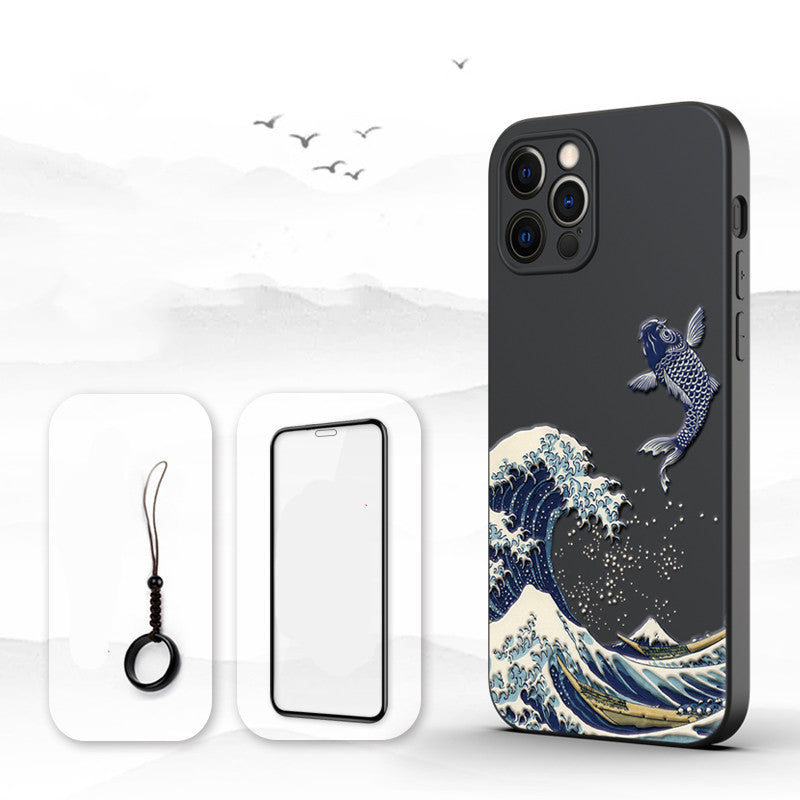 Compatible with Apple ,  Lens All-Inclusive Anti-Fall Protective Shell Tide Chinese Style Mobile Phone Case | sekhmetstore