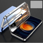 Compatible with Apple , Mobile Phone Shell Metal Frame Buckle Double-sided Glass - Vignette | TRENDMAKERMODE™ 