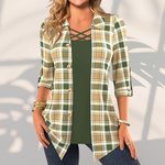 Selena™ | Super stijlvolle Herfstblouse - Vignette | TRENDMAKERMODE™ 