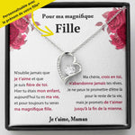 Cadeau de Maman pour sa Fille - Coffret Collier Coeur Eternel - Je suis fière de toi - Vignette | TRENDMAKERMODE™ 