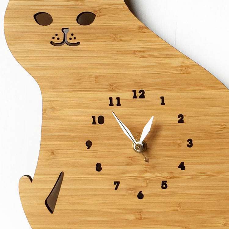 Cat cartoon clocks Europe kids room decoration