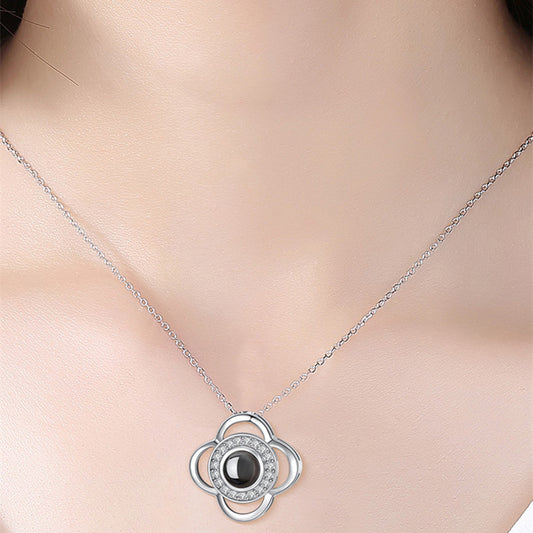 Valentine's Day Gifts Metal Rose Necklace | sekhmetstore