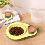 Avocado Pet Dog Cat Automatic Feeder Bowl For Dogs Drinking Water 690ml Bottle Kitten Bowls Slow Food Feeding Container Supplies - Vignette | TRENDMAKERMODE™ 