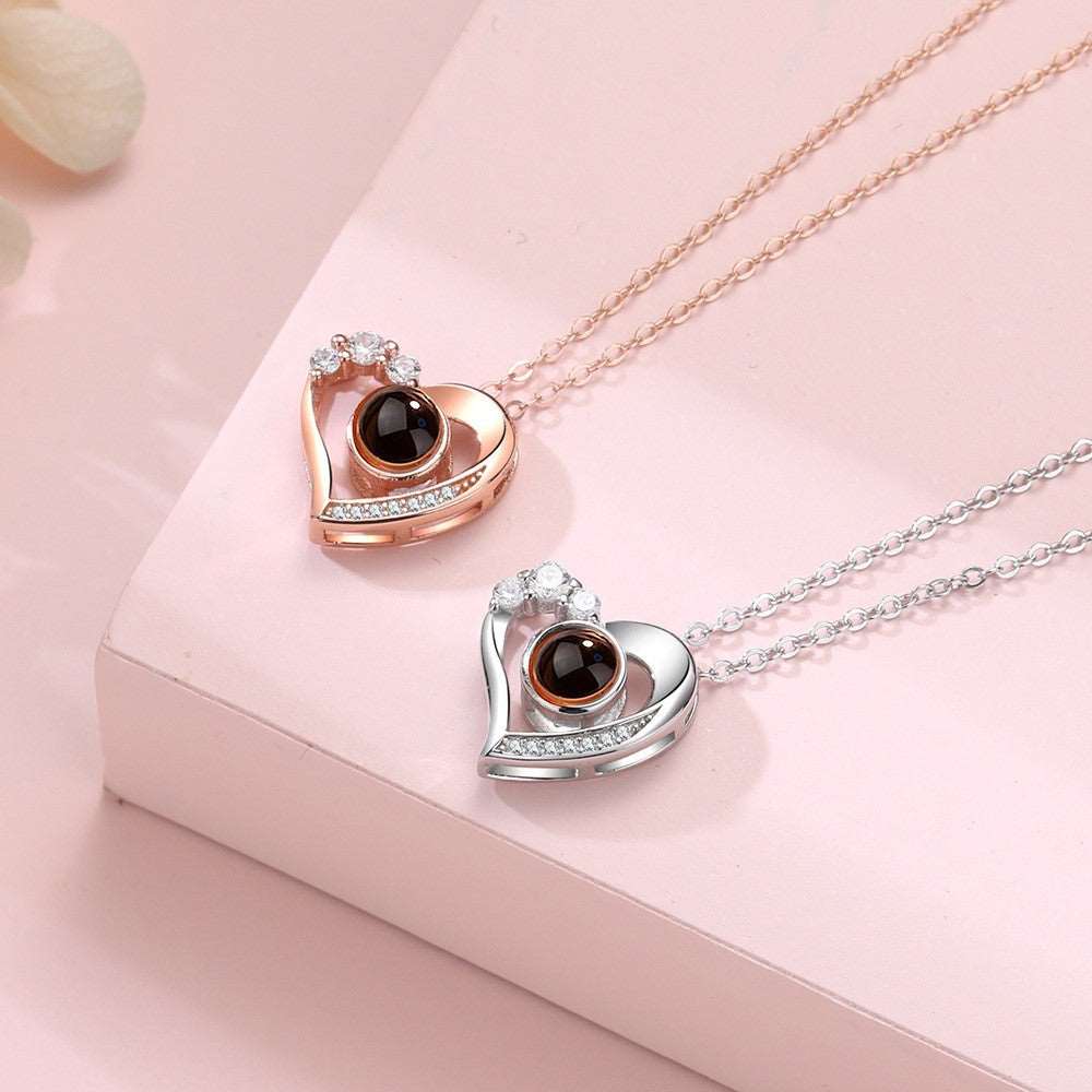 925 Silver Necklace Female Personality