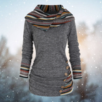 Eva™ | Casual Tribal Hoodie - Vignette | TRENDMAKERMODE™ 