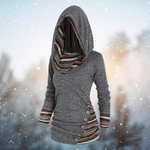 Eva™ | Casual Tribal Hoodie - Vignette | TRENDMAKERMODE™ 