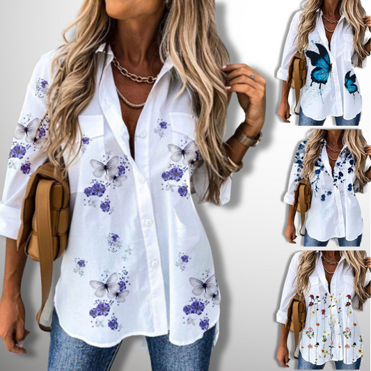 Herta™ | Stijlvolle Blouse met Bloemen | Modehaus MEYER