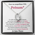 Cadeau Personnalisé de Maman pour sa Fille - Collier Coeur Précieux - Je serai toujours là pour toi - Vignette | TRENDMAKERMODE™ 