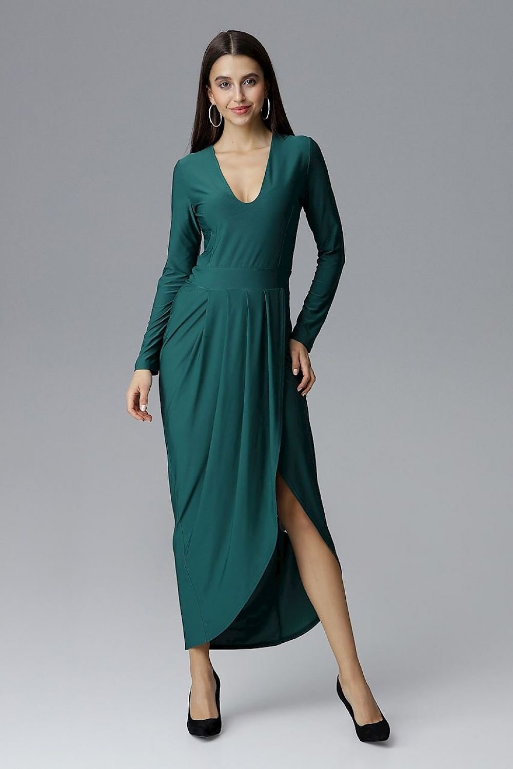 Robe longue model 126214 Figl | Matterhorn_Category_/FEMME/V?tements Femme/Robes/Robes de Soirée, Matterhorn_Color_vert, Matterhorn_ProductId_126214, Matterhorn_Type_Robe longue, Matterhorn_Vendor_Figl | Figl