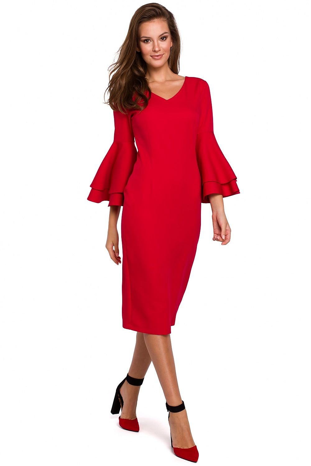 Robe de cocktail model 138546 Makover | Matterhorn_Category_/FEMME/V?tements Femme/Robes/Robes de cocktail, Matterhorn_Color_rouge, Matterhorn_ProductId_138546, Matterhorn_Type_Robe de cocktail, Matterhorn_Vendor_Makover, Robes formelles | Makover