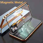 Compatible with Apple , Mobile Phone Shell Metal Frame Buckle Double-sided Glass - Vignette | TRENDMAKERMODE™ 