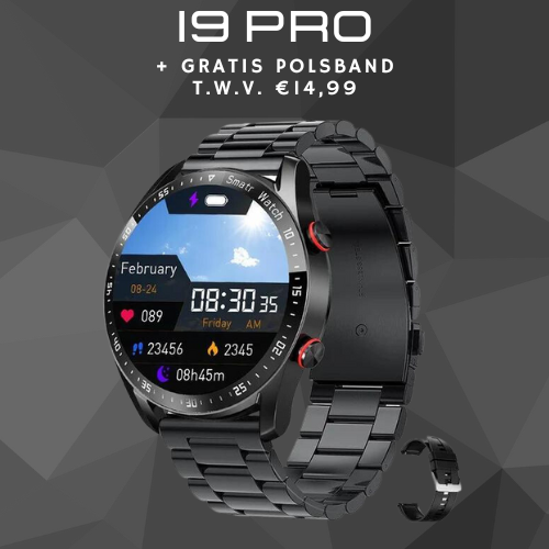 Venus Smartwatch I9 Pro™ | + GRATIS rubberen polsband | Bixado