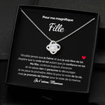 Cadeau de Maman pour sa Fille - Je crois en toi - Collier Noeud d'Amour - Vignette | TRENDMAKERMODE™ 