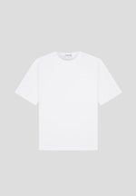 Éternel Oversized Fit Cotton T-Shirt - White - Vignette | TRENDMAKERMODE™ 