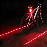 Bicycle LED Rear Tail light Waterproof  Safety Warning Light  Laser Night Mountain Bike Accessories （ Sent at random） - Vignette | TRENDMAKERMODE™ 