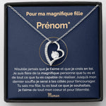 Cadeau Personnalisé de Maman pour sa Fille - Tu es magnifique - Collier Coeur Précieux - Vignette | TRENDMAKERMODE™ 