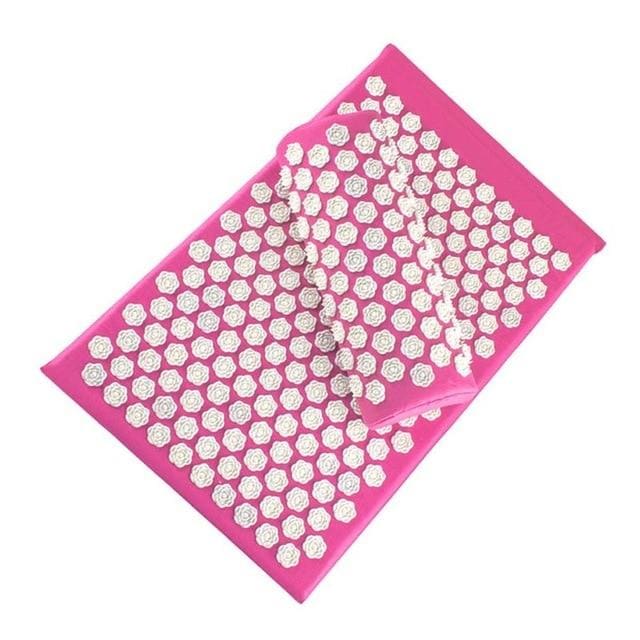 Tapis fleur de lotus anti douleurs - Rose - Tapis d'acupression