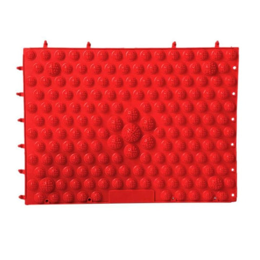 Tapis d'acupression pour les pieds - Rouge